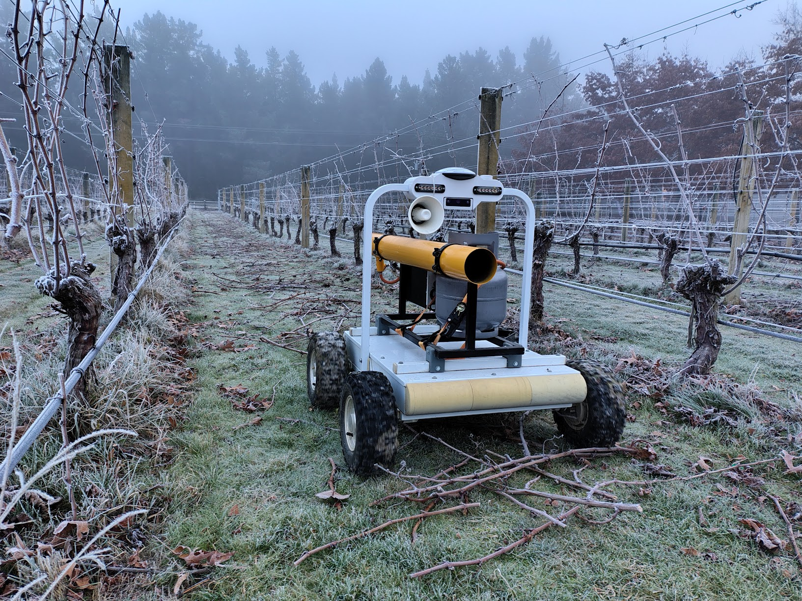 A frosty morning of operations at Cromwell
